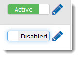 Active / Disabled